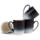 two-colors matte glaze mugs - Black