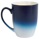two-colors matte glaze mugs - Blue