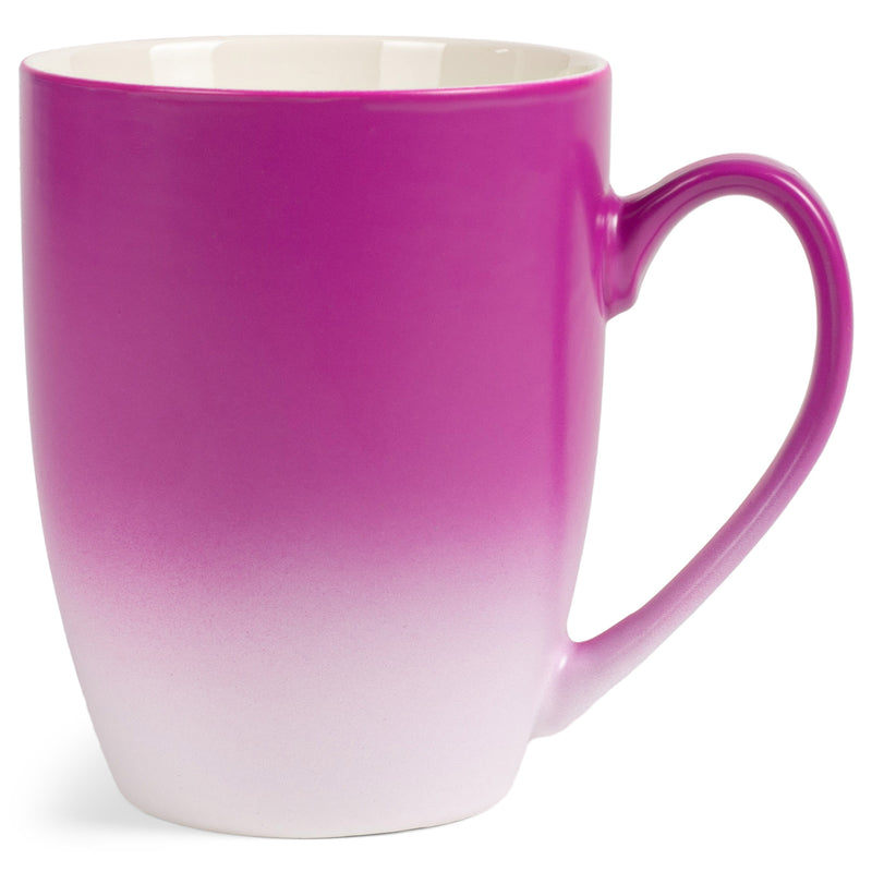two-colors matte glaze mugs - Pink