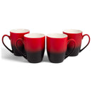 two-colors matte glaze mugs - Red