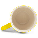 two-colors matte glaze mugs - Yellow