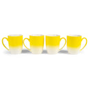 two-colors matte glaze mugs - Yellow
