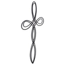 Dicksons Open Oval Flowing Metal 16 inch Decorative Wall Cross