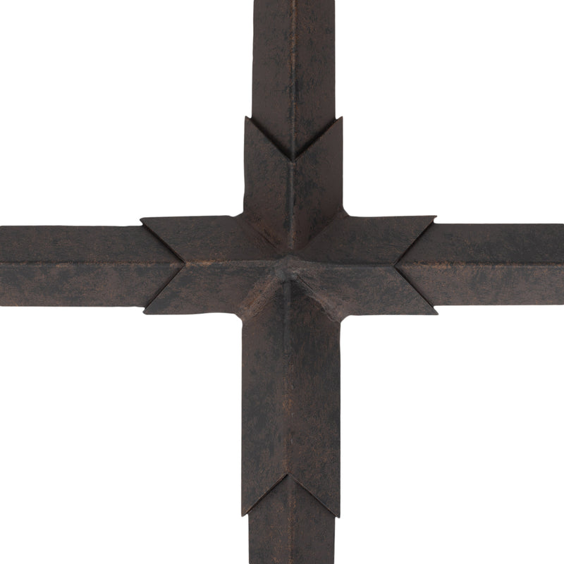 Patina Bronze 15 x 12 inch Metal Wall Cross