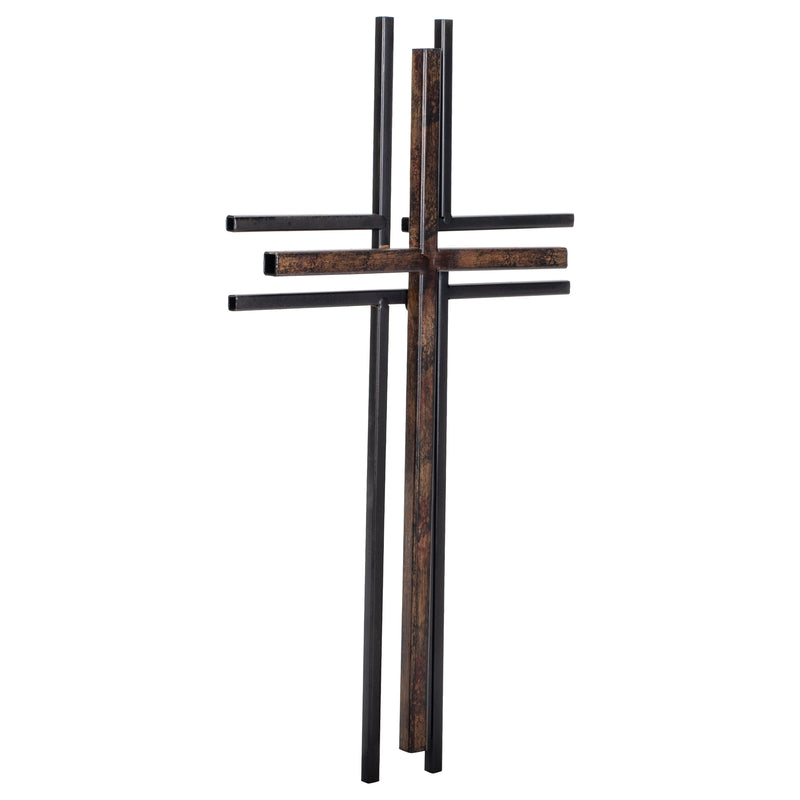 Dicksons Double Layer 16 inch Decorative Metal Wall Cross