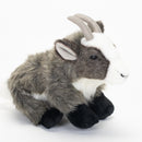 Nat and Jules Sitting Large Goat Wispy Charcoal Childrens Plush Stuffed Animal