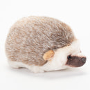 DEMDACO Huddled Small Hedgehog Wispy Chestnut Childrens Plush Stuffed Animal