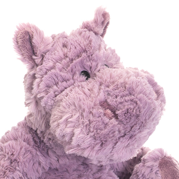 DEMDACO Livia Mellow Fellows Hippo Friend Lavender Childrens Plush Stuffed Animal Toy
