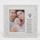DEMDACO Godparent 8.5 x 8.5 Porcelain Picture Frame