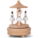 Cottage Garden Dancing Ballerina Woodgrain 17 inch Beech Wind-Up Musical Figurine