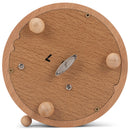 Cottage Garden Sleeping Baby Woodgrain 17 inch Beech Wind-Up Musical Figurine