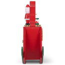 Cottage Garden Rocking Horse Gears Red 9 inch Wood Musical Holiday Figurine Plays We With You A Merry Christmas