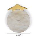 Elanze Designs Gold Tone Star 12 inch Resin and Wood Paper Towel Holder