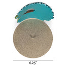 Elanze Designs Turtle Ocean Wave 12 inch Resin and Wood Paper Towel Holder