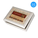 Confirmation Ornate Champagne Inlay Music Box Plays Amazing Grace