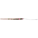 Cottage Garden Woodgrain Pink Flower 6.25 inch Resin Collectible Witch Wizard Magic Wand Ornament