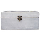 Home décor keepsake and trinket box made with hidden musical mechanism inside