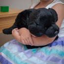 Nat and Jules Playful Large Black Labrador Dog Childrens Plush Stuffed Animal Toy