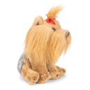 DEMDACO Red Bow Yorkshire Terrier Childrens Plush Beanbag Stuffed Animal Toy