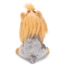 DEMDACO Red Bow Yorkshire Terrier Childrens Plush Beanbag Stuffed Animal Toy