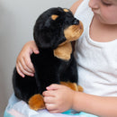 Nat and Jules Sitting Small Rottweiler Dog Children's Plush Stuffed Animal Toy