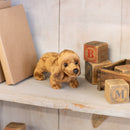 DEMDACO Light Brown Dachshund Childrens Plush Beanbag Stuffed Animal Toy