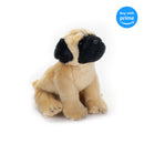 Nat and Jules Sitting Small Pug Dog Children's Plush Stuffed Animal Toy