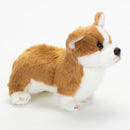 Nat and Jules Standing Small Corgi Dog Childrens Plush Stuffed Animal Toy