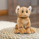 DEMDACO Orange Tabby Cat Childrens Plush Beanbag Stuffed Animal Toy