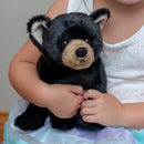 Nat and Jules Crawling Small Black Bear Childrens Plush Stuffed Animal Toy