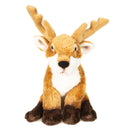 DEMDACO Little Brown Buck Deer Childrens Plush Beanbag Stuffed Animal Toy