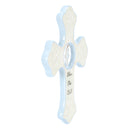 NAT and Jules Bless This Child Hanging Cross, Blue