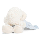 DEMDACO Blue Now I Lay Me Down To Sleep Lamb With Cross Blanket Childrens Plush Stuffed Animal Toy