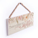 P. Graham Dunn Magic in A Mother Floral Pink 10 x 4 Pine Wood Mothers Day Hanging Sign Plaque