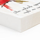 P. Graham Dunn Cardinals Appear Classic White 7.2 x 5.5 Pine Wood Bereavement Block Sign