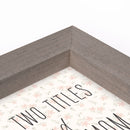 P. Graham Dunn Aunt and Dog Mom Floral 5 x 5 Pine Wood Decorative Driftwood Framed Art Sign