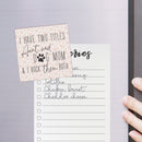 Aunt and Dog Mom Floral Pink 2.75 x 2.75 Wood Inspirational Refrigerator Magnet