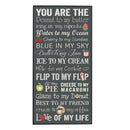 P. Graham Dunn You are The Peanut to My Butter Love of My Life 18 x 9 Wood Wall Plaque Sign