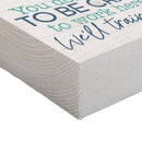 P. Graham Dunn Have to Be Crazy to Work Here Blue 5 x 3.5 Pine Wood Tabletop Word Block Plaque