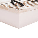 P. Graham Dunn Love You More Watercolor Floral Whitewash 8 x 6 Solid Wood Boxed Pallet Plaque Sign