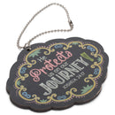 P. Graham Dunn He Protects Us On Our Journey Multicolor Chalkboard Look Wood Car Charm