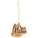 P. Graham Dunn for Unto Us a Child is Born Nativity Manger Wood Christmas Ornament