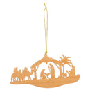 P. Graham Dunn for Unto Us a Child is Born Nativity Manger Wood Christmas Ornament