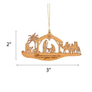 P. Graham Dunn for Unto Us a Child is Born Nativity Manger Wood Christmas Ornament