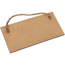 P. Graham Dunn Grandparents House Rules Wooden Sign with Jute Rope Hanger