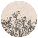 Live Laugh Love Stencil Flowers 2.75 x 2.75 Absorbent Ceramic Car Coasters Pack of 2