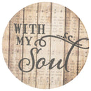 It is Well with My Soul on Faded Sheet Music 2.75 x 2.75 Absorbent Ceramic Car Coasters Pack of 2