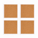 Love Faith Grace Hope Distressed Wood Look 4 x 4 Absorbent Ceramic Coasters Set of 4