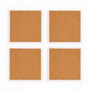 Home Windmill Whitewash Look 4 x 4 Absorbent Ceramic Coasters Set of 4