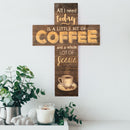 P. Graham Dunn All I Need is Coffee and Jesus Dark 14 x 10 Wood Wall Art Cross Plaque
